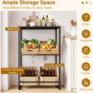 3-Tier Kitchen Storage Rack