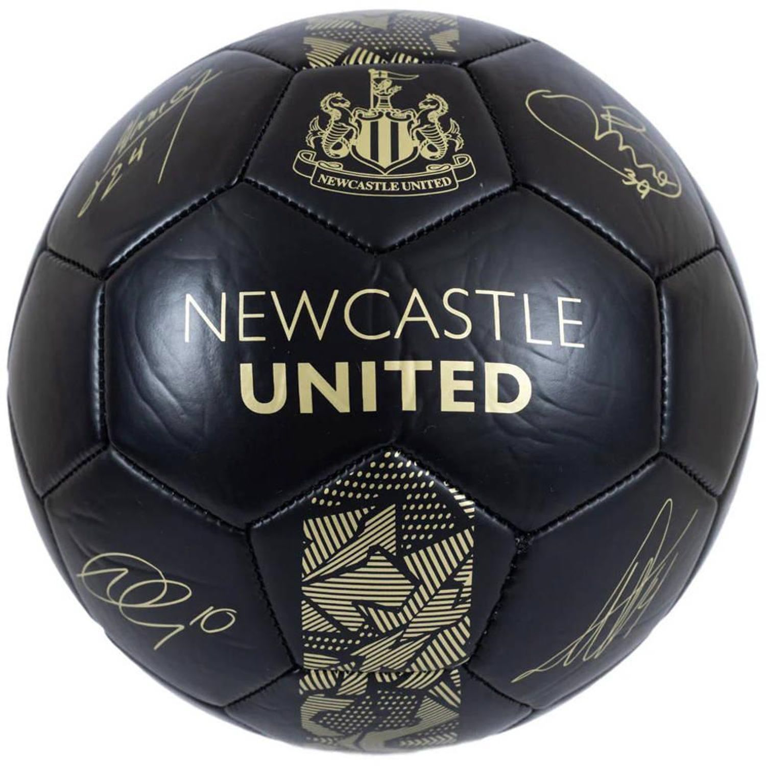 Newcastle United Fc Phantom Mini Football - Gold/Black