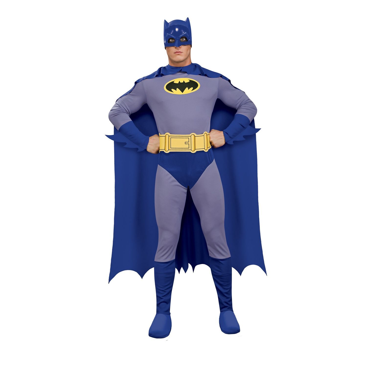Batman Mens Logo Costume - Blue/Grey