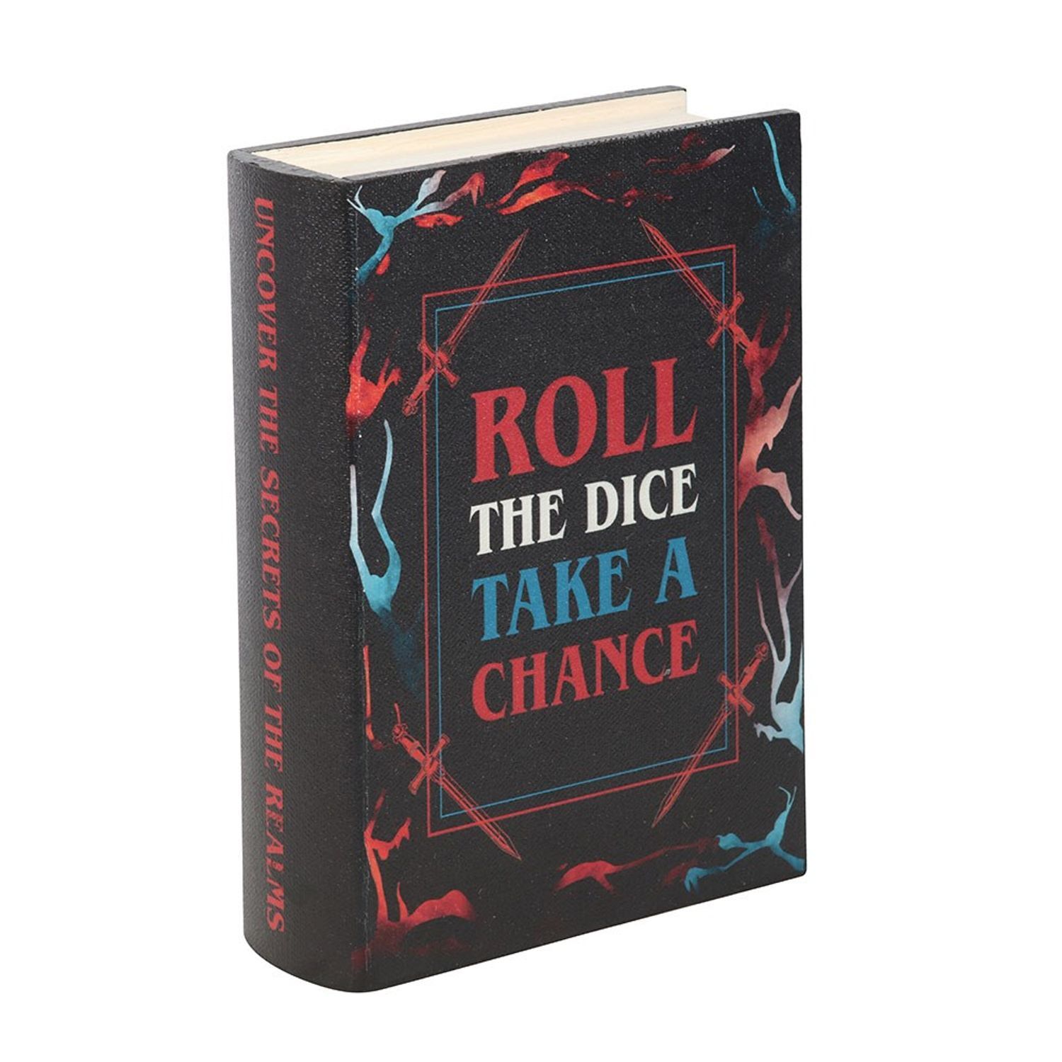 Something Different Roll The Dice Take A Chance Storage Box - Black