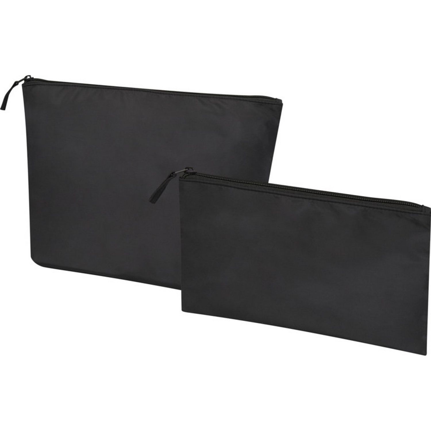 Floso Swift Recycled Toiletry Bag (Pack Of 2) - Solid Black