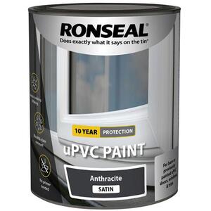 Ronseal uPVC Paint Anthracite Satin 750ml