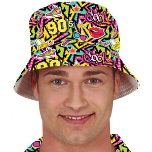 Fiestas Guirca Unisex Adult 90s Bucket Hat