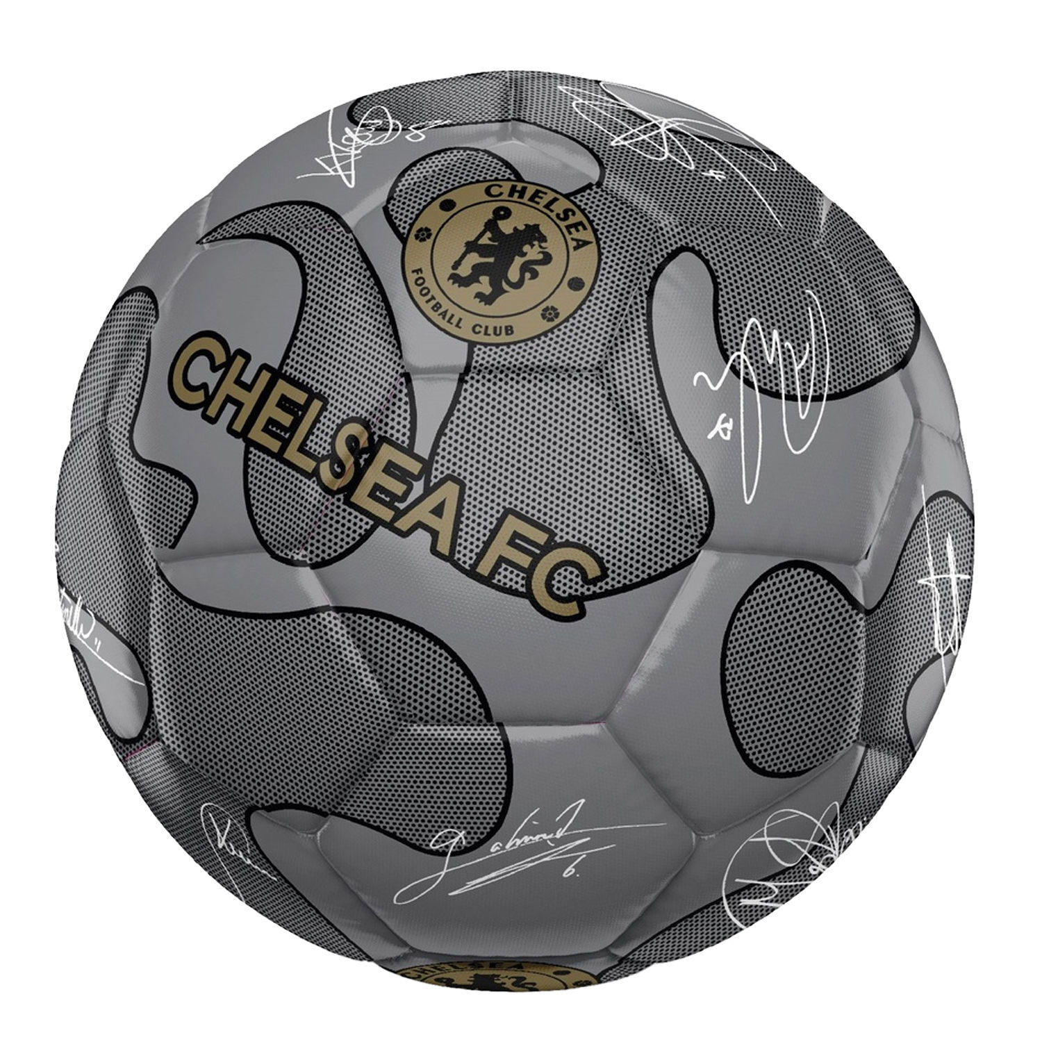 Chelsea Fc Signature 32 Panel Football - Silver