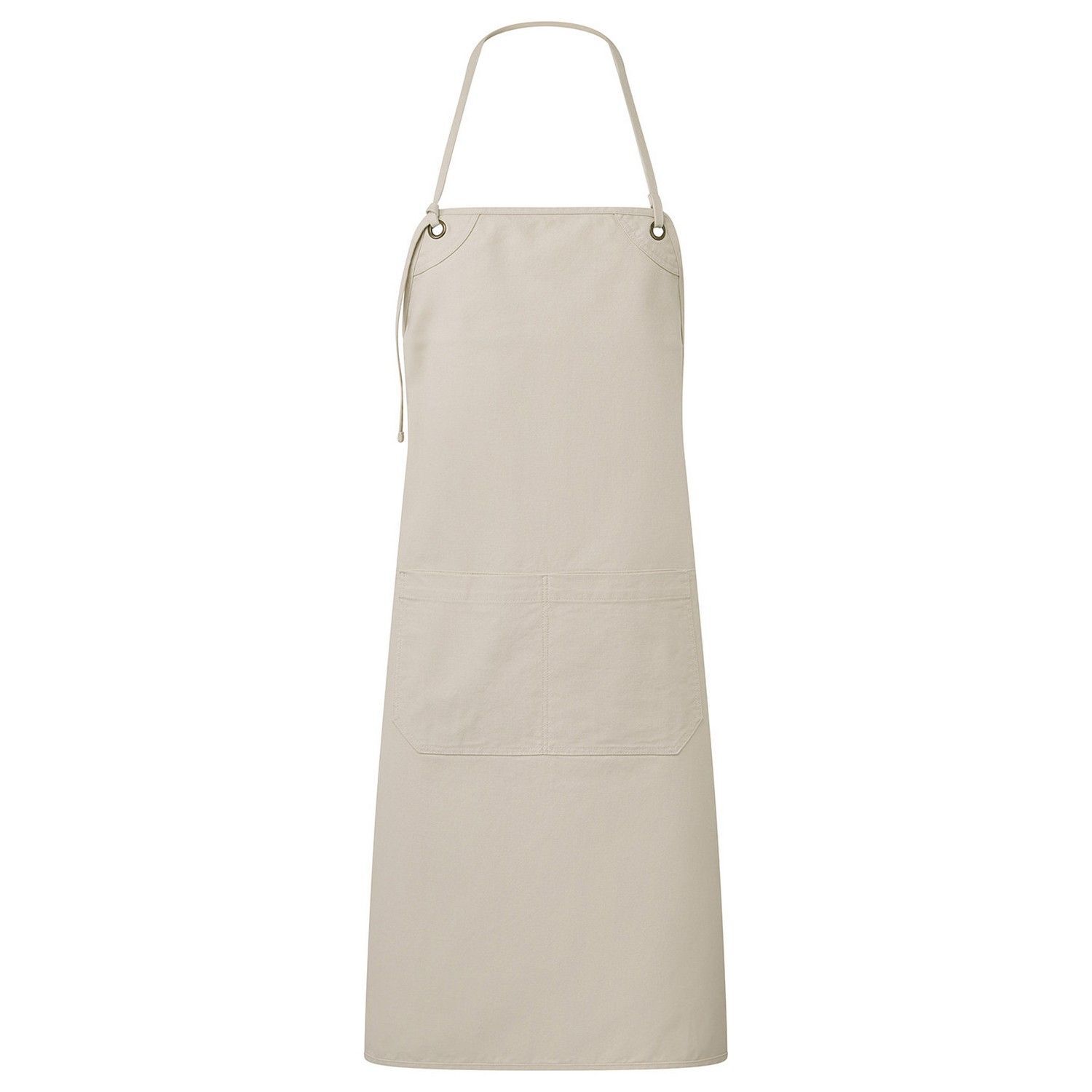 Premier Unisex Adult Artisan´S Choice Canvas Double Pocket Apron - Natural