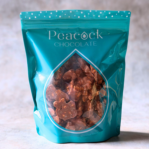 Peacock Supplies Milk Chocolate Peanut Cluster Treat Bag - 150g