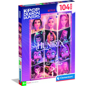 K Pop Demon Hunters 104 Large Piece Huntrix Puzzle