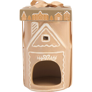 Gingerbread House Shaped Wax Burner Set