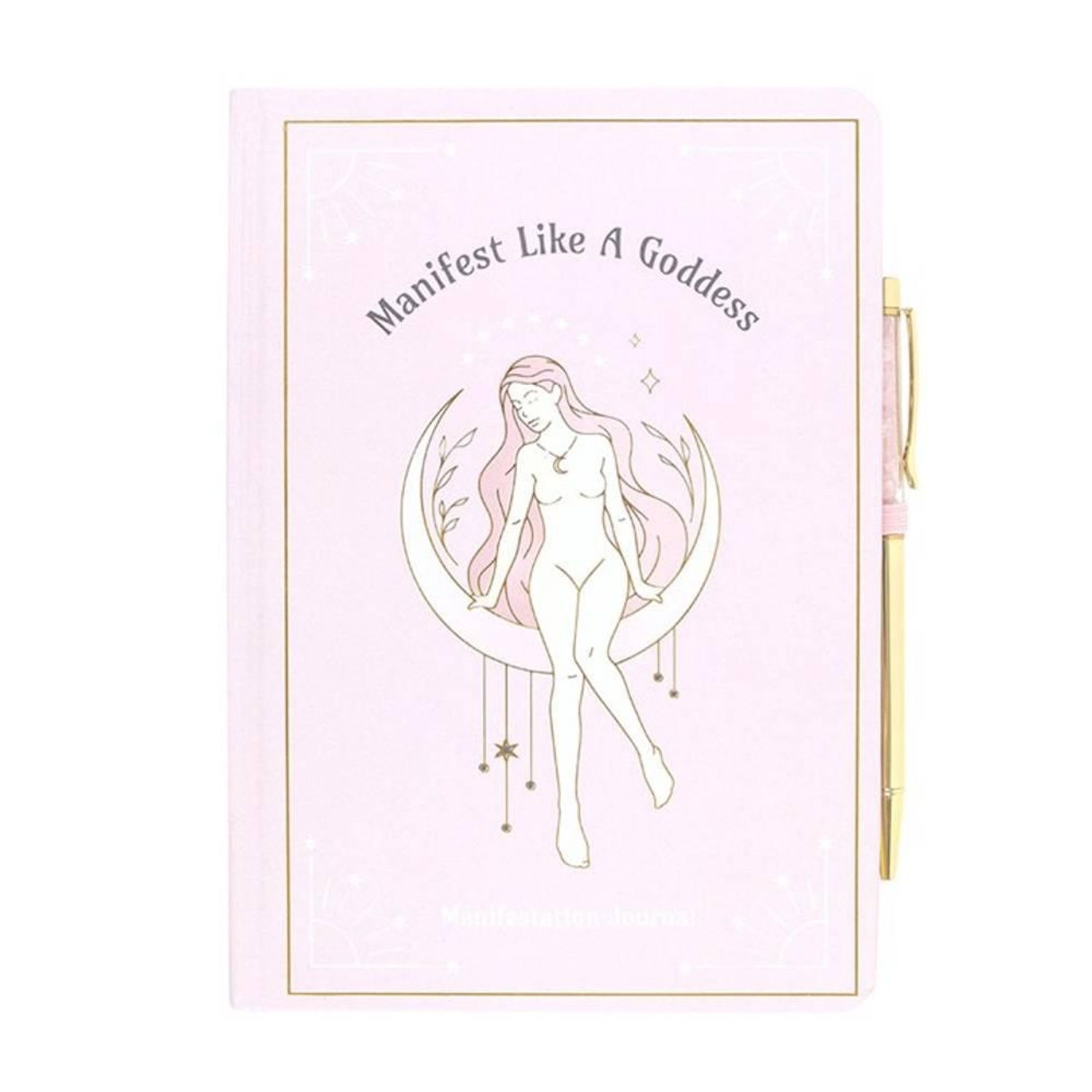 Something Different Goddess Energy Manifestation A5 Journal Set - White/Pink