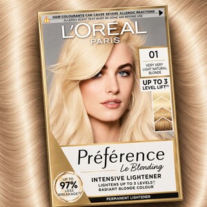 L'Oreal Paris Preference 01 Very Very Light Natural Blonde Permanent Hair Lightener