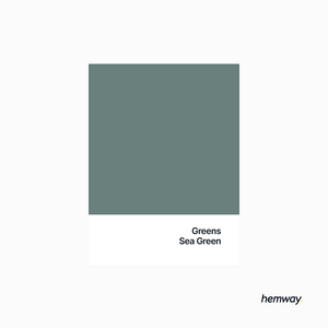 Hemway Chalk Paint Flat Matt Sea Green 1L