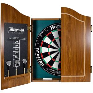 Harrows Pro Dartboard Cabinet Set