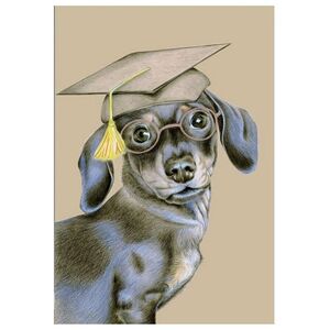 Deckled Edge Clever Sausage Greetings Card