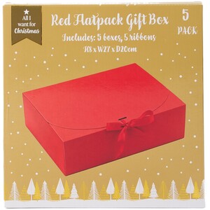 Pack of 5 Flatpack Gift Boxes