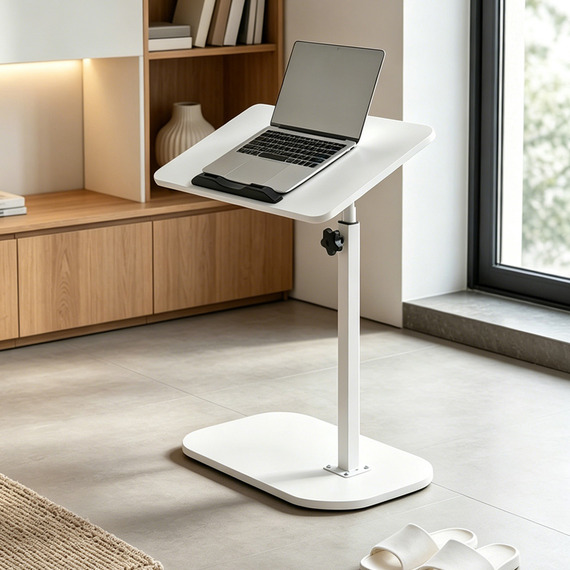 Height Adjustable C Shape Overbed Table