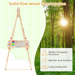 3 in 1 Magnetic Foldable Wooden Art Easel