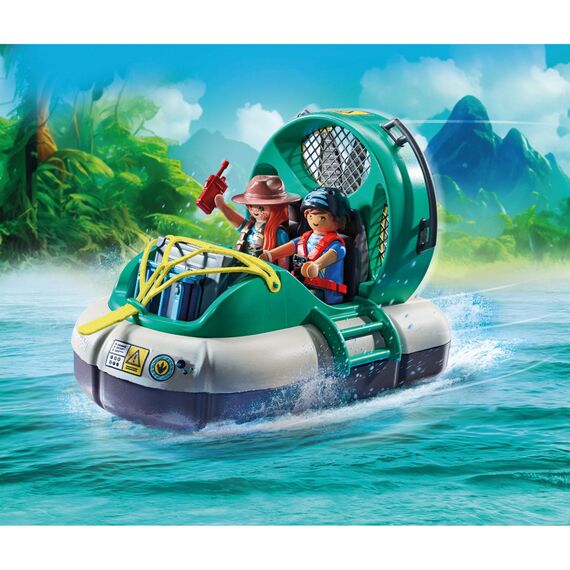 Playmobil Brachiosaurus with Hovercraft
