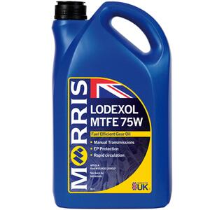 MORRIS MTFE 75W Fully Synthetic Gear Oil - 5L API GL4  Monograde Fluid