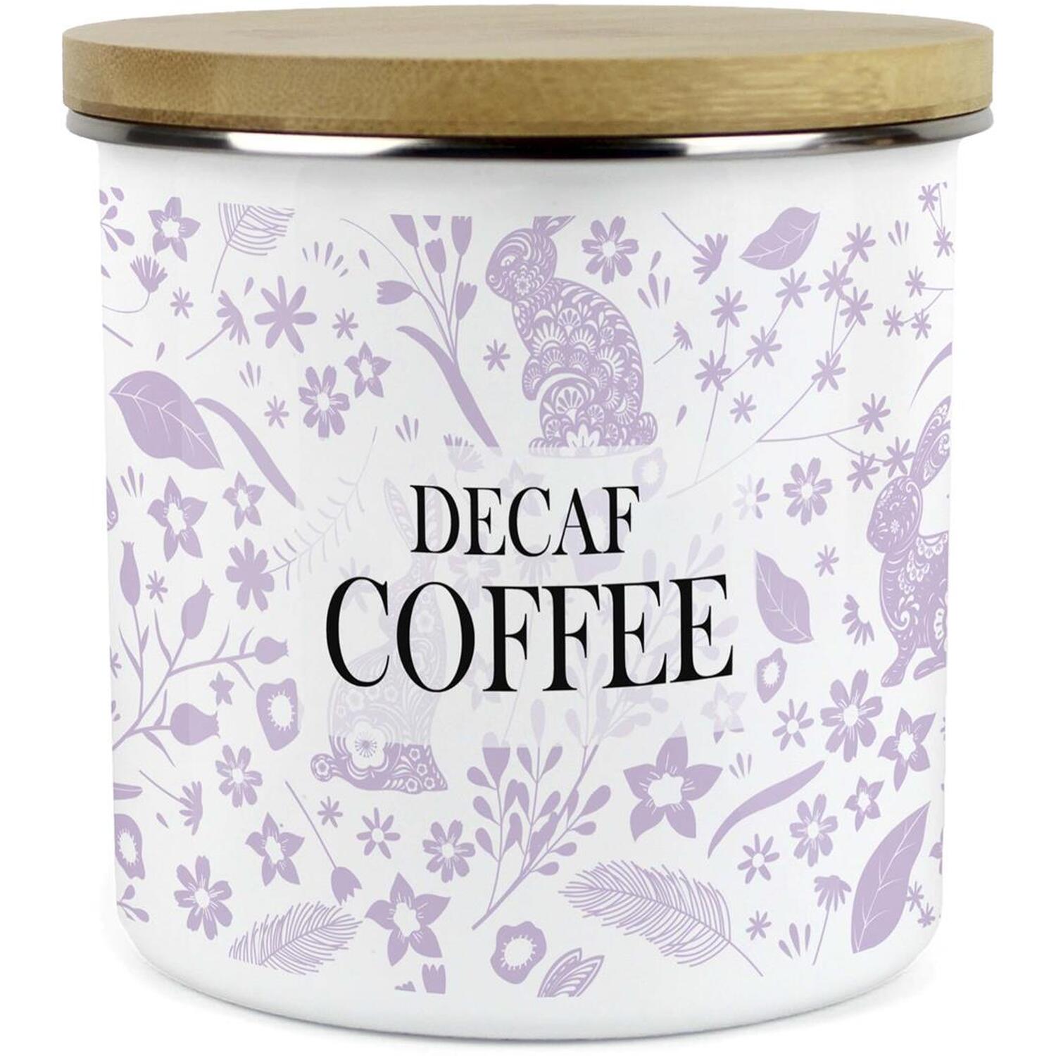 Purely Home Lilac Wild Rabbits Large Kitchen Storage Canister - Blue / 130Mm / Large