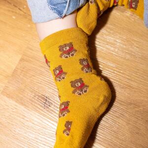 Swole Panda Kids Bamboo Socks Teddy Bear