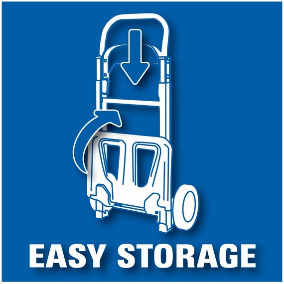 Einhell BT-HT90 Folding Truck, 90 kg Aluminium Trolley