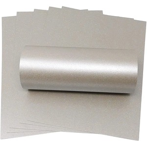 10 Sheets of A4 Mercury Silver Iridescent Sparkle Paper