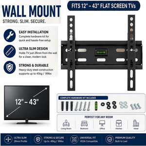 12-43 Inch Fixed TV Wall Bracket