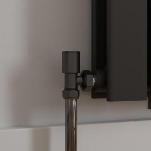 Angled Manual Radiator Valve and Lockshield Set-PWVALVE2B