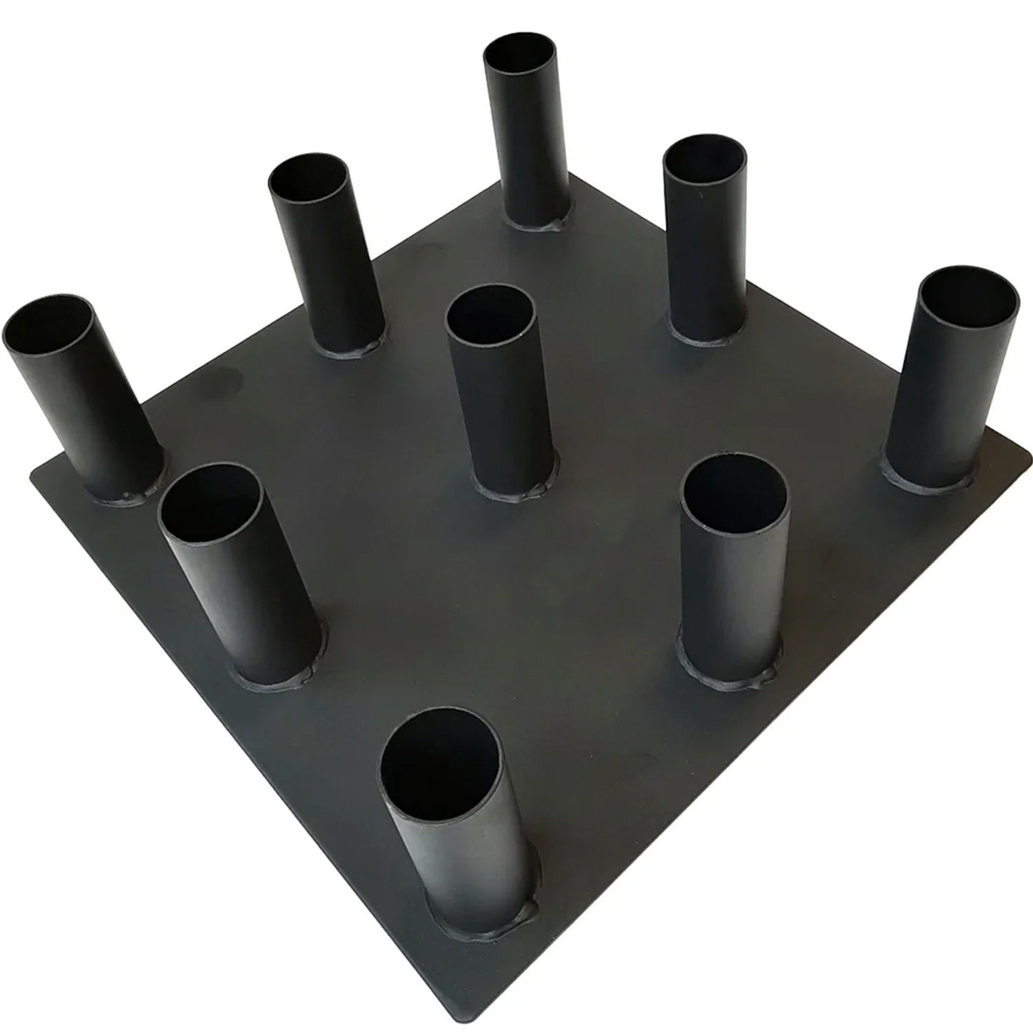 Modern Fitness 9 Holes Barbell Storage Rack - Black