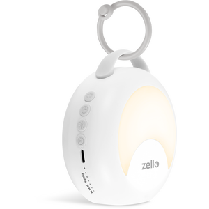 Zello YourVoice Portable White Noise Machine & Night Light
