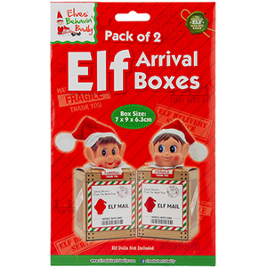 Pack of 2 Elf Mail Arrival Boxes