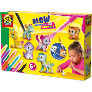 Blow airbrush pens - Safari animals 6x