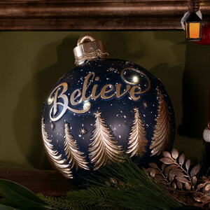 Believe Light Up Bauble