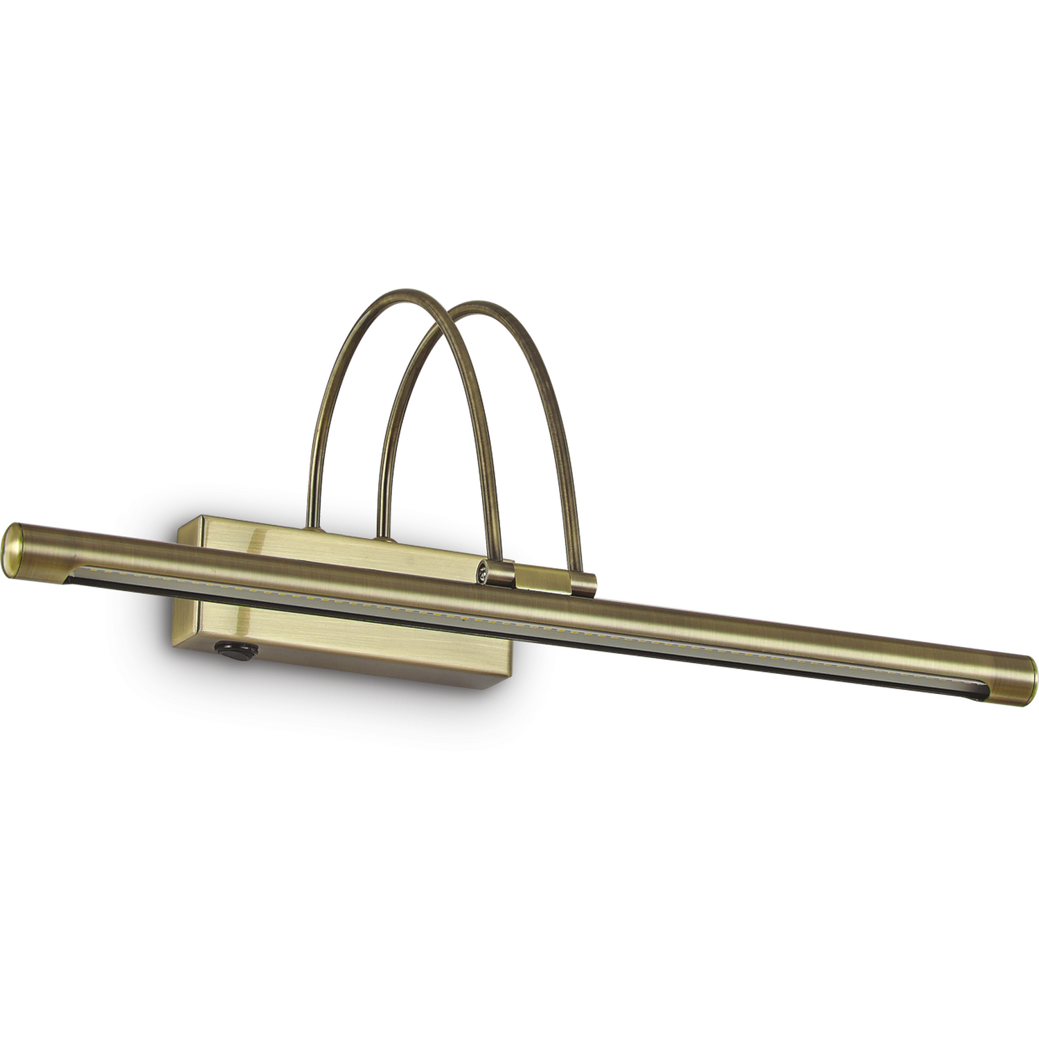 Ideal Lux Lighting Wall Light Brass - Brass