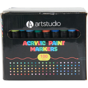 Pack of 100 Acrylic Markers