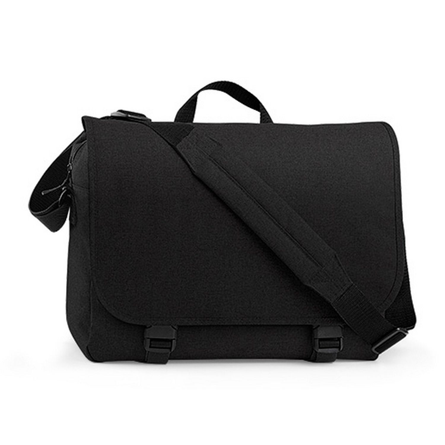 Bagbase Two-Tone Digital Messenger Bag (Up To 15.6Inch Laptop Compartment) A - Black
