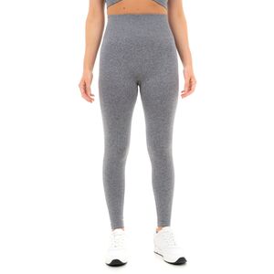 High Waist Solid Marl Leggings with Bum Lift - Flexible Activewear