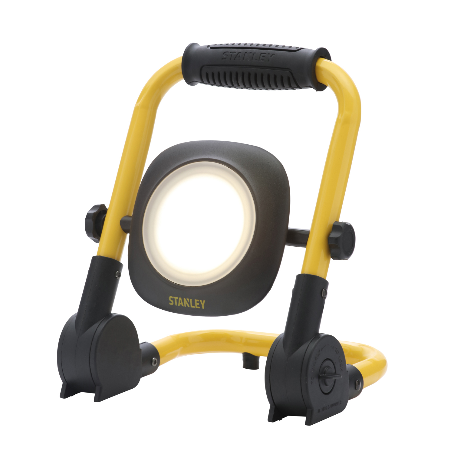 B&Q - Stanley Yellow And Black Led Portable Outdoor Folding Work Light - Image 2