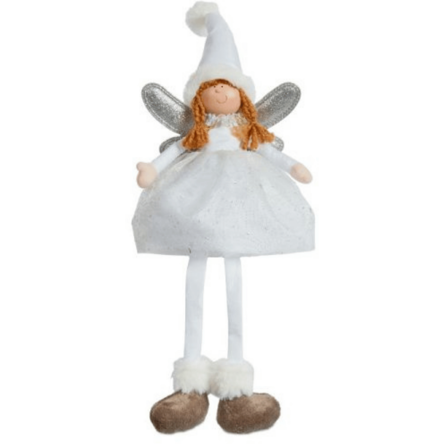 Rackhams White 30Cm Soft Fairy Magic Christmas Decoration With Dangly Legs - Image 4