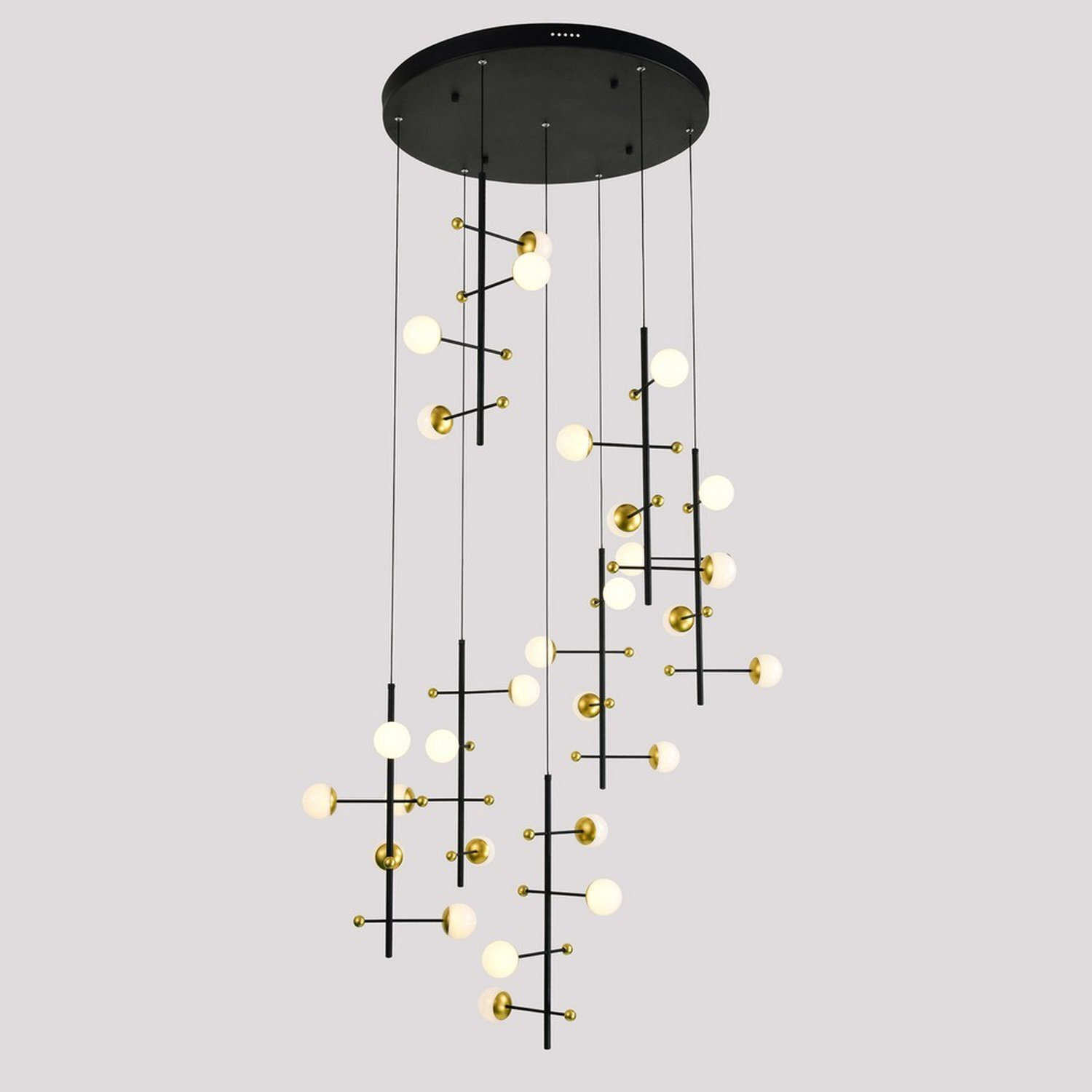 Italux Lighting Modern Pendant Light Black M - Black