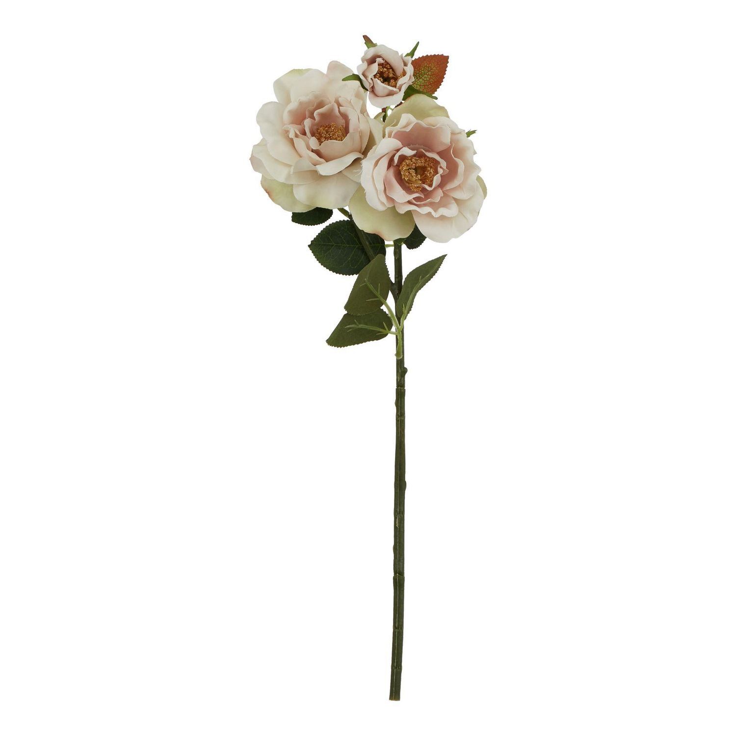 Hill Interiors The Natural Garden Collection Tea Rose Artificial Flower A - Pale Pink