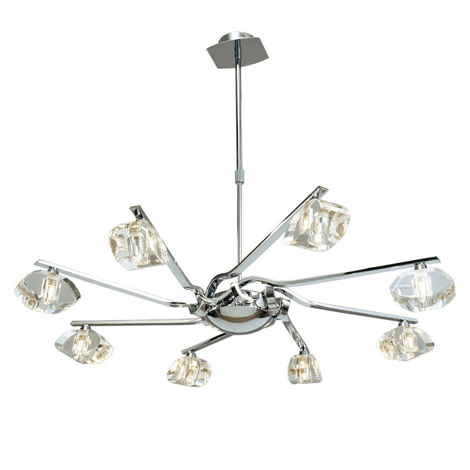 Inspired Lighting Alfa Pendant Light Chrome