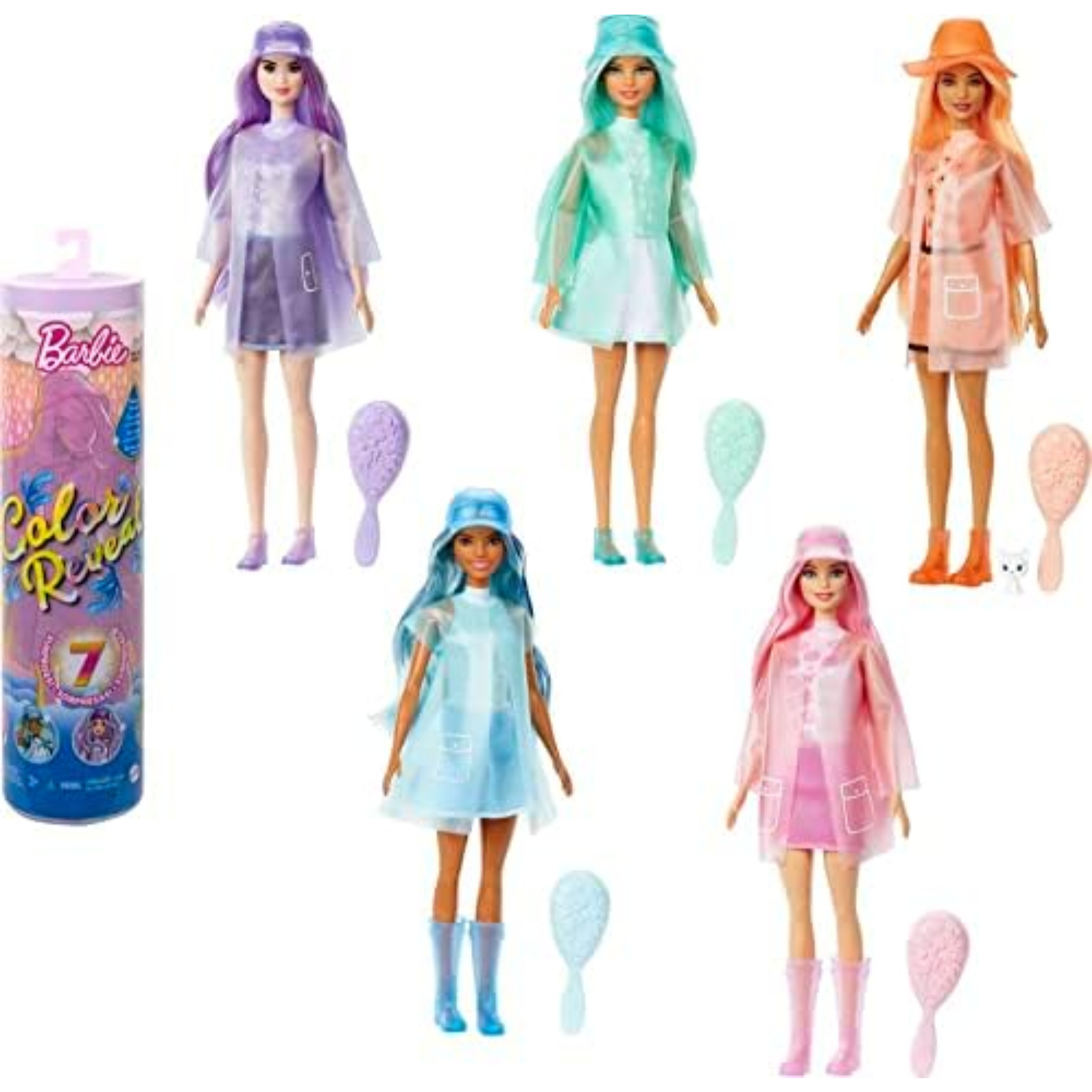 Barbie Colour Reveal Doll with 7 Surprises - Sunshine and Sprinkles Series