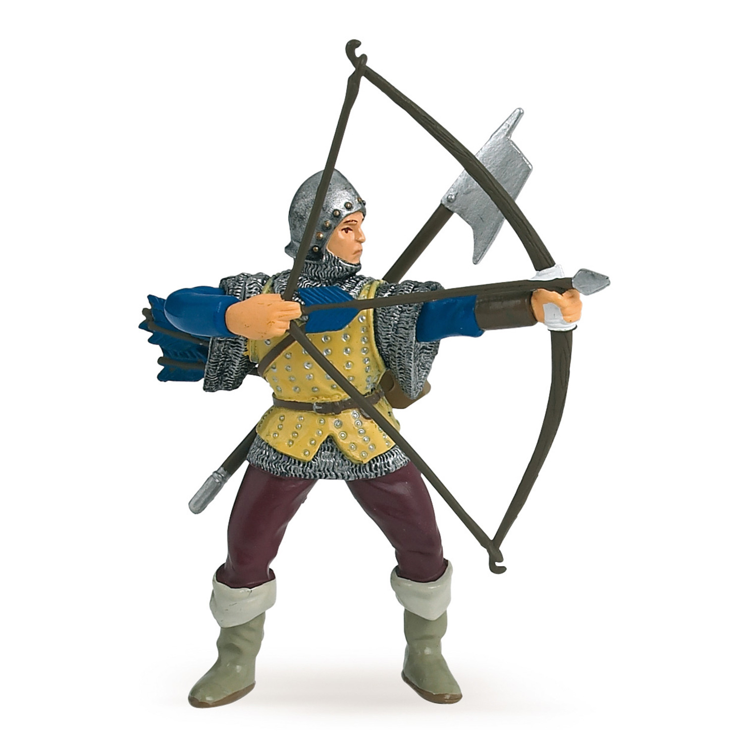 PAPO Fantasy World Blue Bowman Toy Figure - Blue
