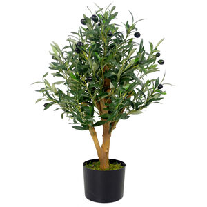Luxury Artificial Olive Tree Bush - Premium Range