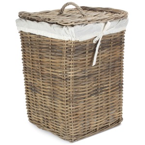 Square Rattan Laundry Basket