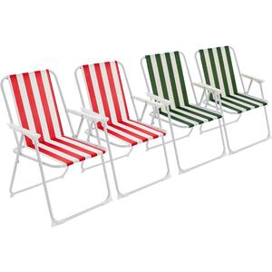 Vibrant Folding Metal Beach Chairs