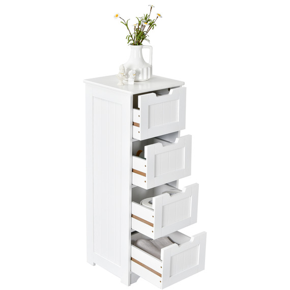 Costway Floor Storage Cabinet Bathroom Cabinet