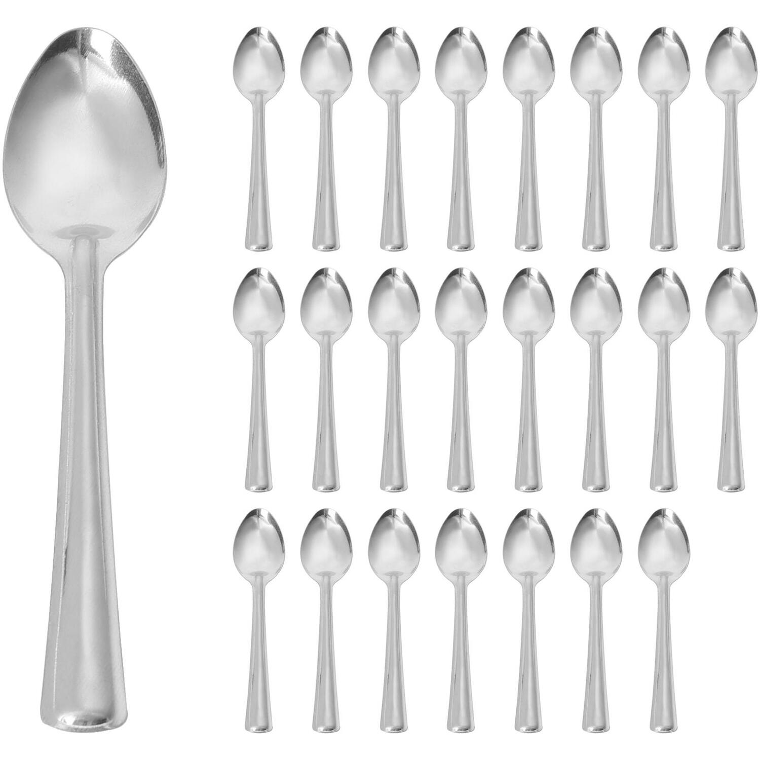 Image of Stainless Steel Kitchen Teaspoons - Silver&hellip;