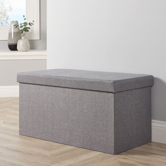 Home Source Folding Ottoman 